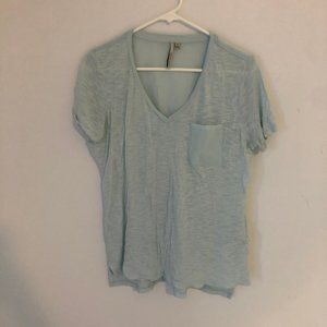 Calvin Klein Blue V-Neck T Shirt
